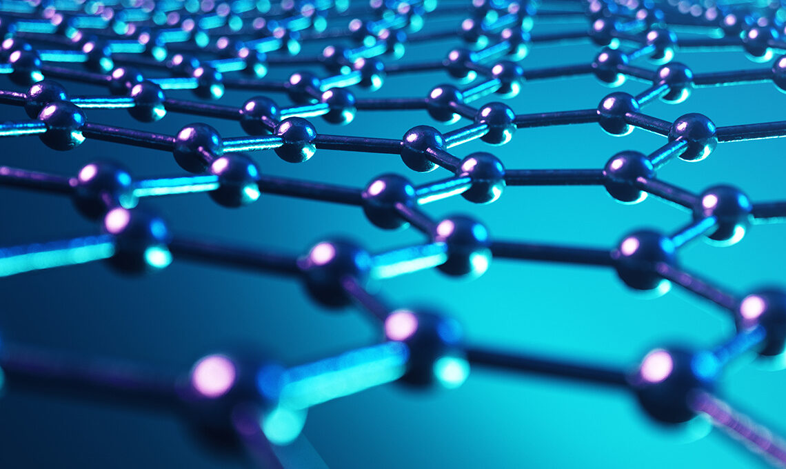 3D illustration of graphene